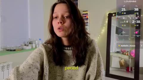 Snapshot of addy_moon chatting on February 18, 2:29 am Addy online show from February 18, 2:29 am