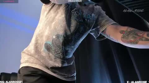 Snapshot of alan_rosee chatting on February 8, 1:25 pm Alan online show from February 8, 1:25 pm