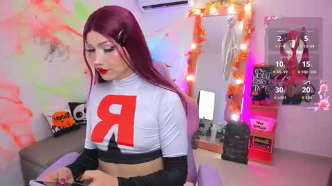 Snapshot of alessandra_thedoll chatting on October 15, 7:14 pm Alessa online show from October 15, 7:14 pm