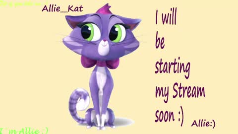 Allie online show from May 30, 6:49 pm