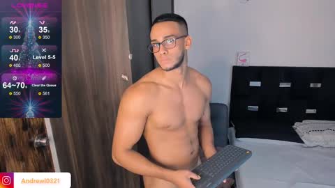 Snapshot of andrewl0321 chatting on January 6, 9:43 pm Follow me in Fansly online show from January 6, 9:43 pm