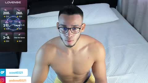 Snapshot of andrewl0321 chatting on March 3, 11:55 am Follow me in Fansly online show from March 3, 11:55 am