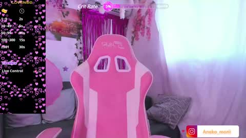 Snapshot of aneko_morii chatting on February 8, 2:38 pm online show from February 8, 2:38 pm