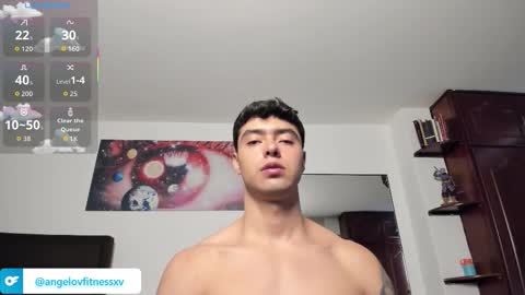 Snapshot of angelovfitnessxv chatting on March 29, 5:24 pm angelov online show from March 29, 5:24 pm