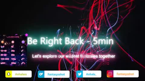 Anhala Rivera online show from January 13, 1:34 am