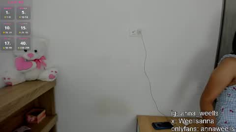  Anna Weells  online show from June 15, 9:50 pm