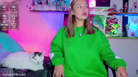 Annie  Michael  online show from July 11, 3:26 pm