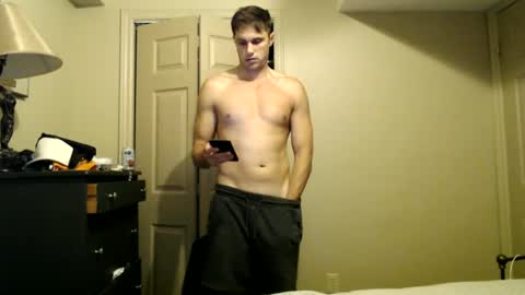 Snapshot of athleteguy55555 chatting on January 8, 4:44 am tommycb55555 online show from January 8, 4:44 am