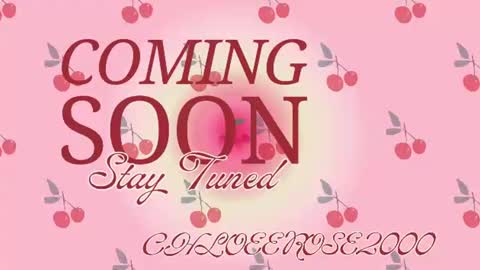 ChloeeRose online show from July 8, 10:20 am