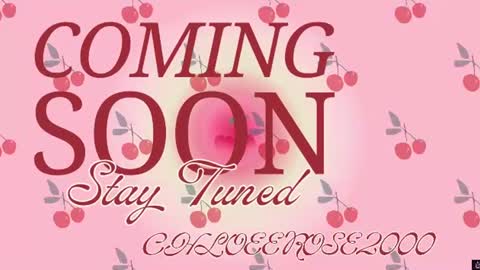 ChloeeRose online show from July 21, 3:53 am