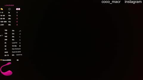 coco_macr online show from March 25, 4:57 pm