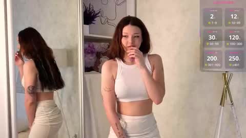 Snapshot of crystal_frost chatting on December 17, 3:12 am MY NAME IS MARY AND LINA WELCOME EVERYONE I WILL BE HAPPY TO GIVE YOU WHAT YOU HAVE DREAMED OF FOR SO LONG online show from December 17, 3:12 am