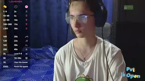 Snapshot of david_colombian chatting on July 6, 2:08 am ProgrammerBoy online show from July 6, 2:08 am