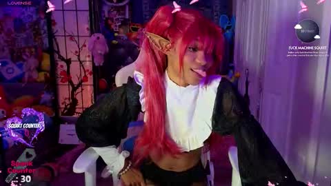 Snapshot of faethedoll chatting on February 7, 3:43 am Fae and Cheta online show from February 7, 3:43 am