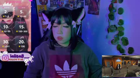 Snapshot of gloriette__ chatting on December 5, 3:59 am LALISA online show from December 5, 3:59 am