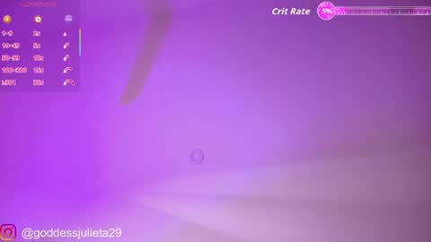 Snapshot of goddessjulieta chatting on June 17, 6:53 pm Julieta online show from June 17, 6:53 pm