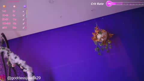 Snapshot of goddessjulieta chatting on June 20, 6:44 pm Julieta online show from June 20, 6:44 pm