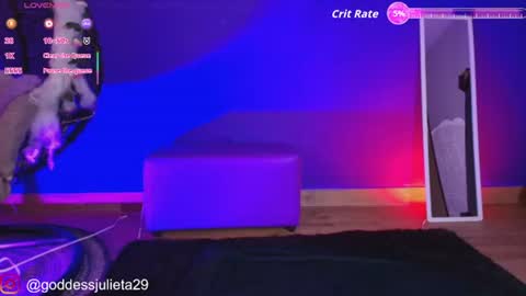 Snapshot of goddessjulieta chatting on June 23, 7:12 pm Julieta online show from June 23, 7:12 pm
