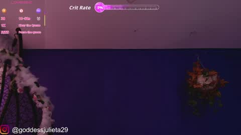 Snapshot of goddessjulieta chatting on July 8, 7:18 pm Julieta online show from July 8, 7:18 pm