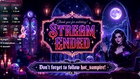 vampire 333 online show from June 3, 2:33 pm