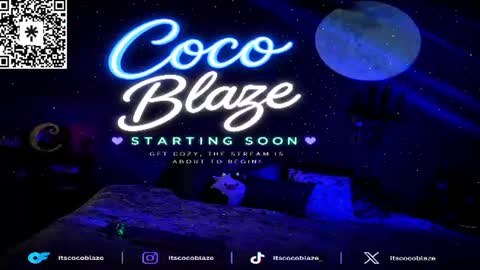 Snapshot of itscocoblaze chatting on June 18, 2:45 am CoCo Blaze online show from June 18, 2:45 am