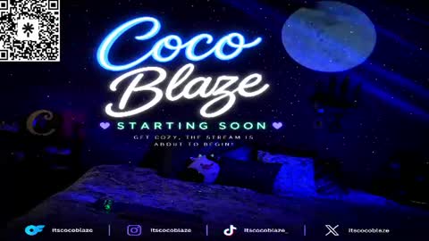 Snapshot of itscocoblaze chatting on July 14, 3:44 am CoCo Blaze online show from July 14, 3:44 am