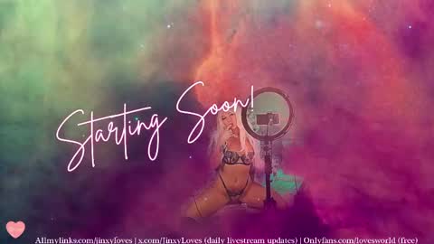 jinxy loves online show from April 15, 1:12 am