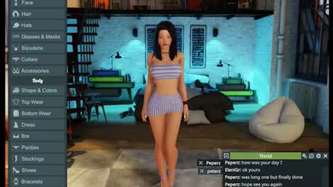 Snapshot of jstel chatting on October 22, 4:07 pm EleniGr online show from October 22, 4:07 pm