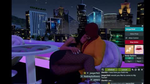 Snapshot of jstel chatting on February 3, 2:53 am EleniGr online show from February 3, 2:53 am