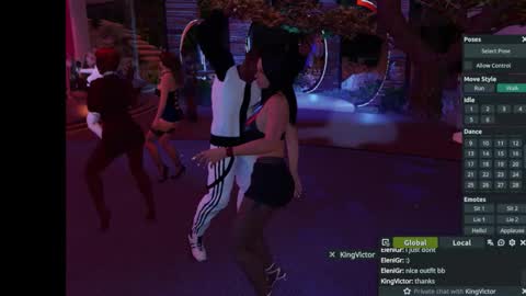 Snapshot of jstel chatting on February 5, 1:21 am EleniGr online show from February 5, 1:21 am