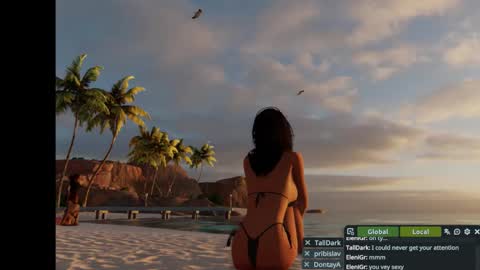 Snapshot of jstel chatting on February 6, 7:23 am EleniGr online show from February 6, 7:23 am