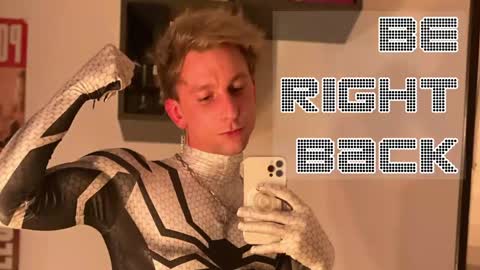 Snapshot of kinky_spidey chatting on March 30, 4:46 am kinky_spidey online show from March 30, 4:46 am