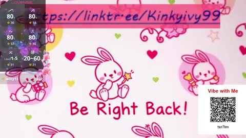 kinkyivy99 online show from May 11, 3:23 am