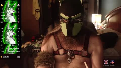 kinkywolf87 online show from July 7, 7:23 am