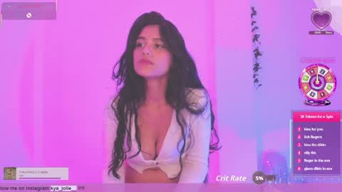 Snapshot of kyajolie chatting on April 8, 7:47 pm online show from April 8, 7:47 pm