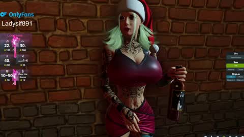 lady_sif_ online show from December 10, 1:11 am