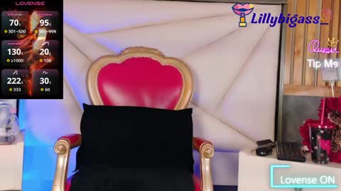 Snapshot of lilyybigass chatting on June 5, 11:49 am Lilly online show from June 5, 11:49 am