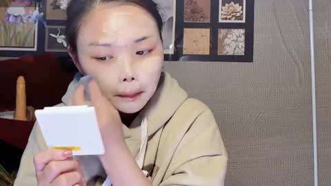 Snapshot of masubaby chatting on February 21, 9:10 am SuSu online show from February 21, 9:10 am