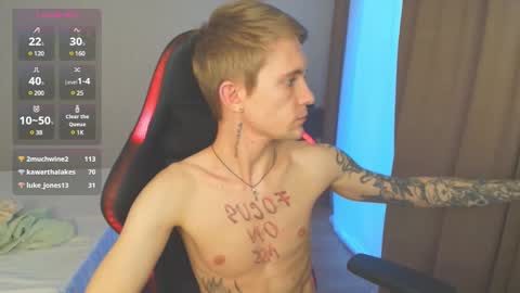 Max Gen with tats 24years  And Ethan without tats 20 years online show from March 3, 2:37 pm