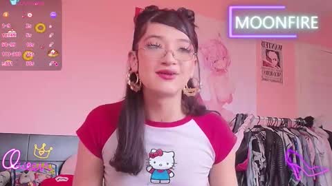 Snapshot of moonfiredance chatting on January 10, 3:03 pm Nicky online show from January 10, 3:03 pm