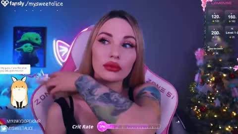mysweetalice online show from February 4, 2:45 pm
