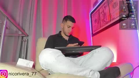 Snapshot of nico_rivera chatting on March 3, 5:02 am Nicolas online show from March 3, 5:02 am