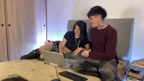 first anal video in bio we are lucy and perceo follow us online show from April 28, 8:58 pm