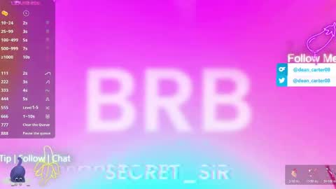 Dean Carter online show from April 13, 10:04 pm