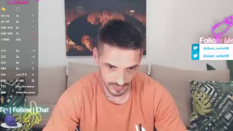 Snapshot of secret_sir chatting on July 2, 10:38 pm Dean Carter online show from July 2, 10:38 pm