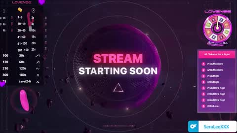 SeraLeeXXX online show from December 14, 8:57 pm