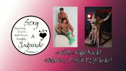 Snapshot of sexyandjagundo chatting on June 19, 7:17 pm Sexy Jagundo online show from June 19, 7:17 pm
