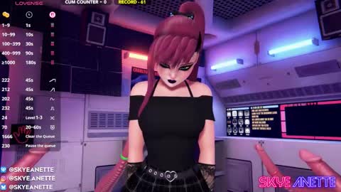 SkyeAnette online show from January 16, 2:15 am