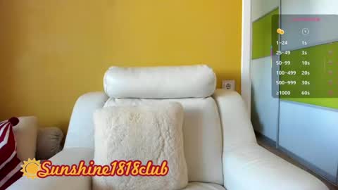 Snapshot of sunshine1818club chatting on June 21, 5:10 am Angela Sunshine1818club online show from June 21, 5:10 am