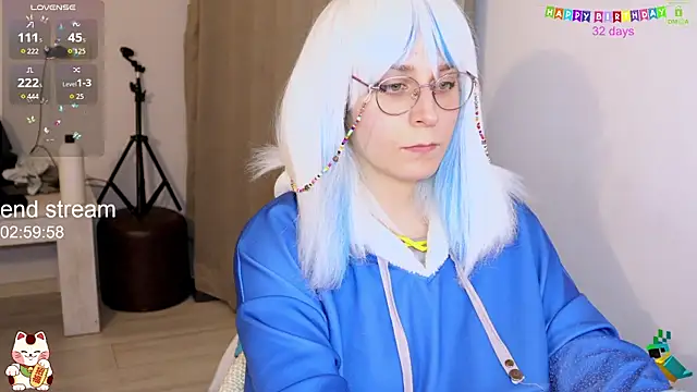 ShiroiFubuki online show from January 18, 7:28 pm